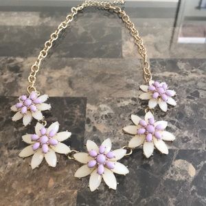 2/$14 Francesca’s Gold & Purple Flower Necklace